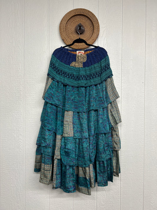 Rasgulla Sari Venus Ruffle Maxi 1125 212