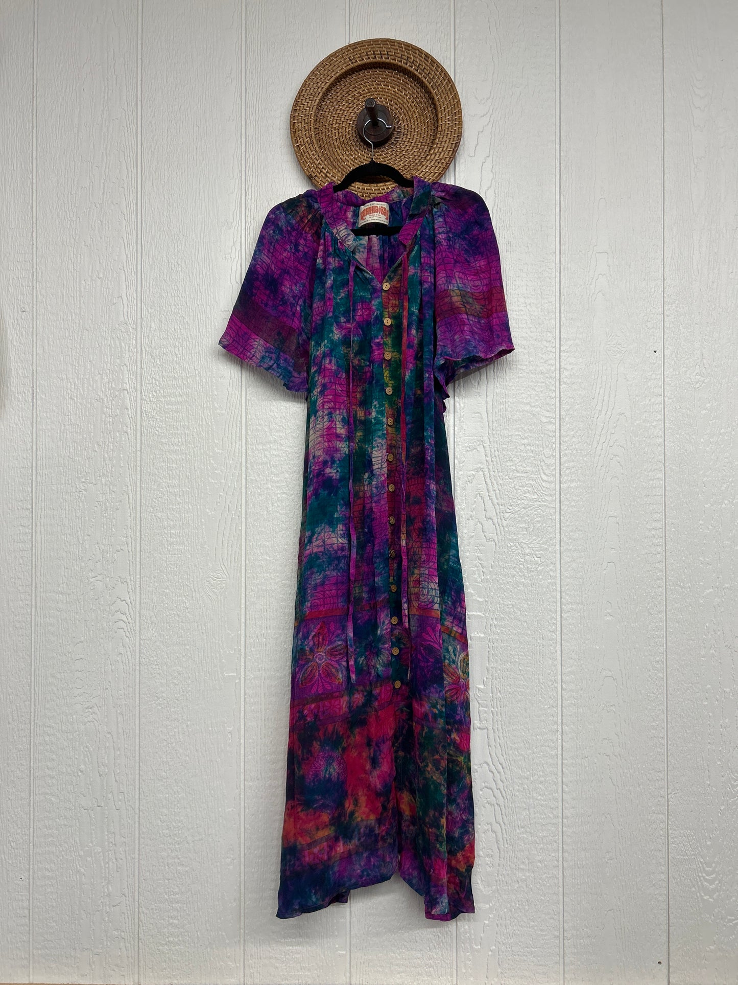 Crepe Sari Summer Woodstock Duster 0626 130