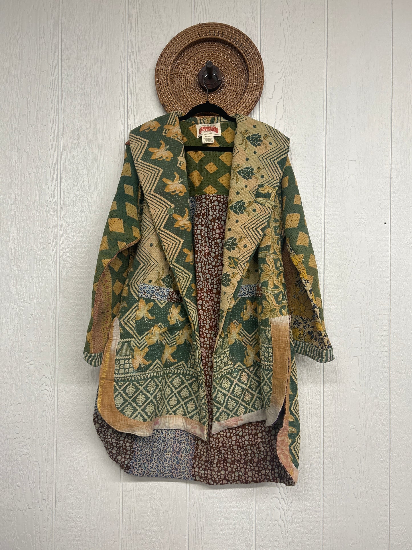 Fine Kantha Drifter Coat 1125 242