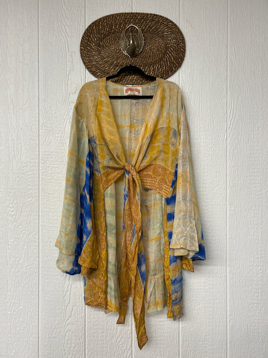 Crepe Sari Shortie Spellbound Kimono 0426 015