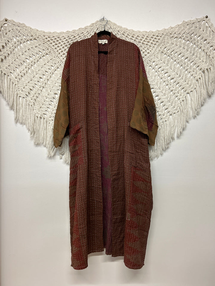 Majestic Caramel Overdye Kimono 1124 016