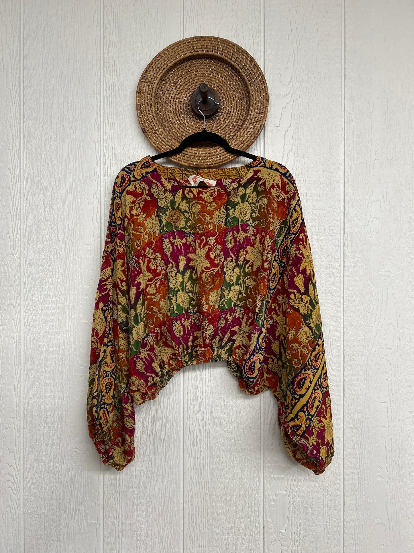 Crepe Sari Luna Crop Top 0126 104