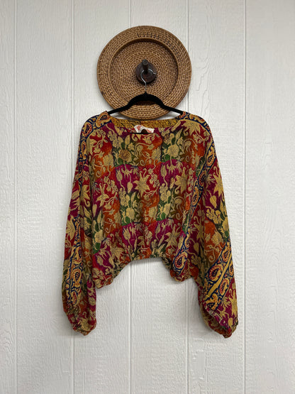 Crepe Sari Luna Crop Top 0126 104