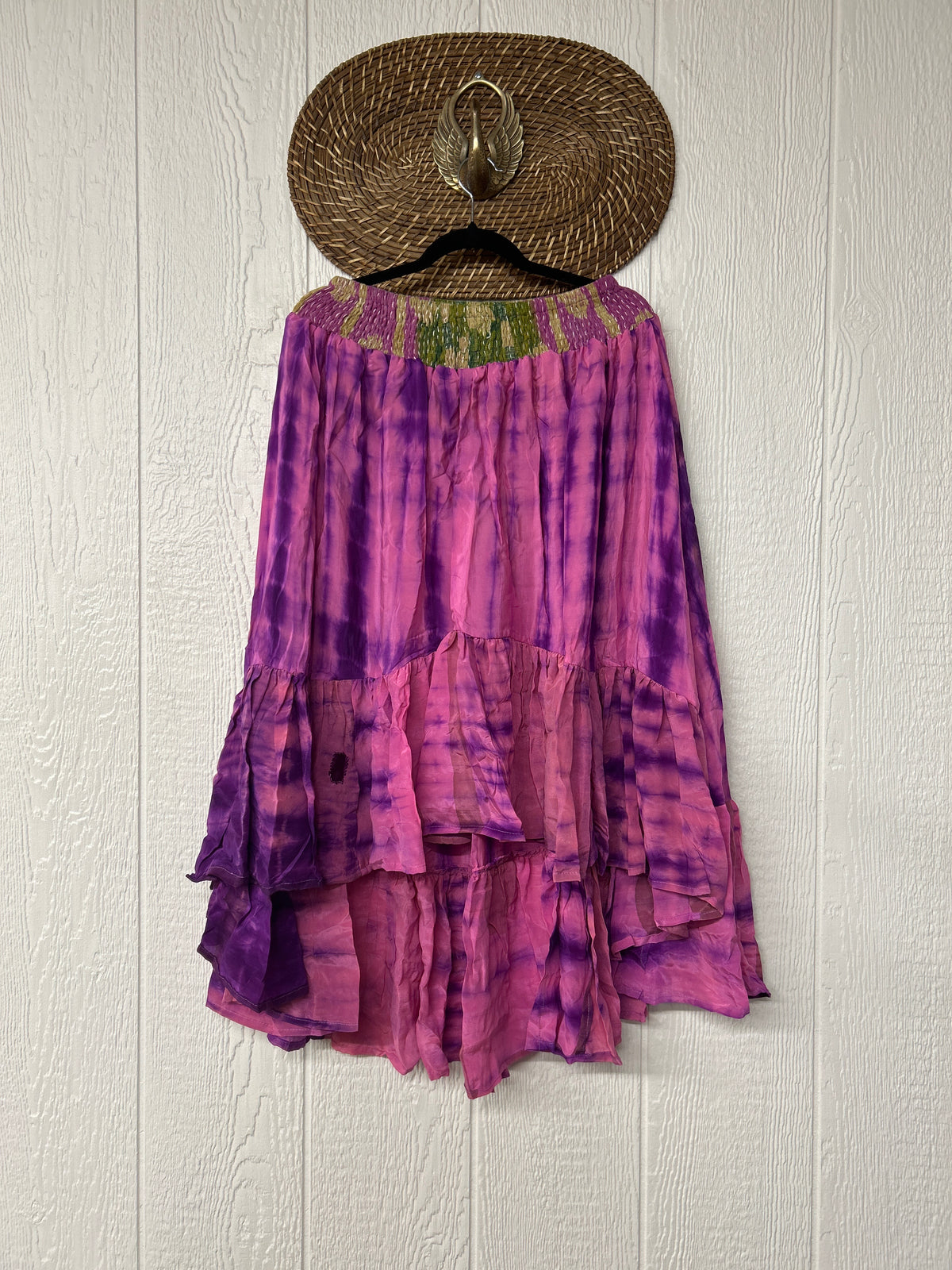 Crepe Sari Dahlia Skirt 1026 083