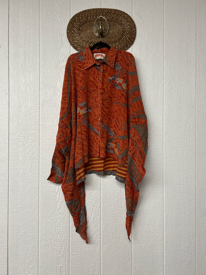 Crepe Sari Nirvana Button Down 1125 101