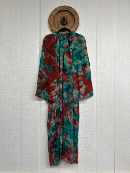 Crepe Sari Woodstock Duster Dress 0226 238