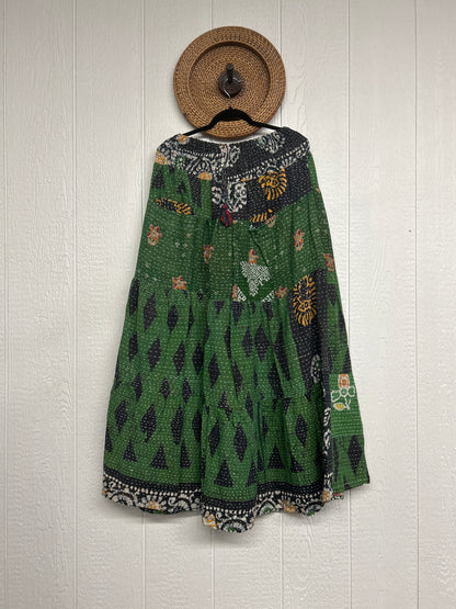 Pareo Kantha Lotus Maxi Skirt 0826 044