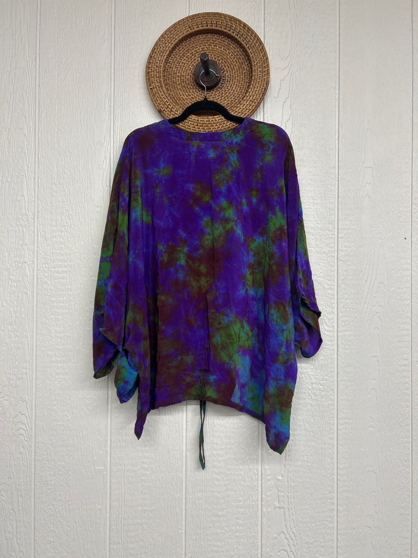 Crepe Sari Hi Lo Butterfly Top 0726 128