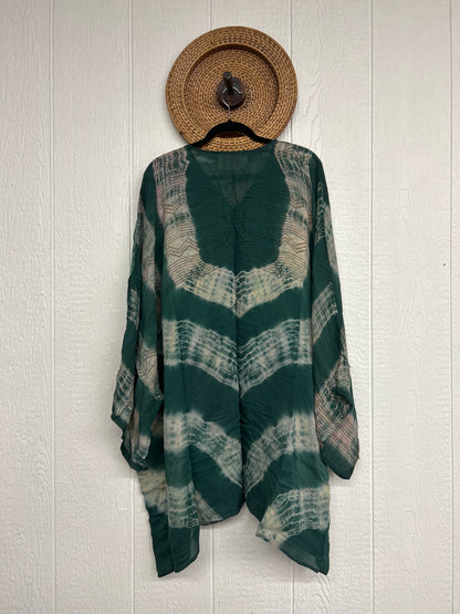 RETAIL Aura Edit Crepe Sari Gaia Split Tunic 0726 012