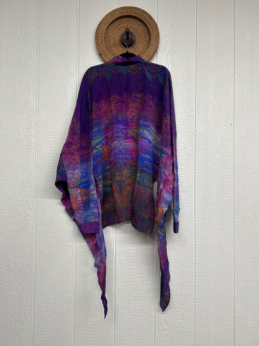 Crepe Sari Nirvana Button Down 1125 221