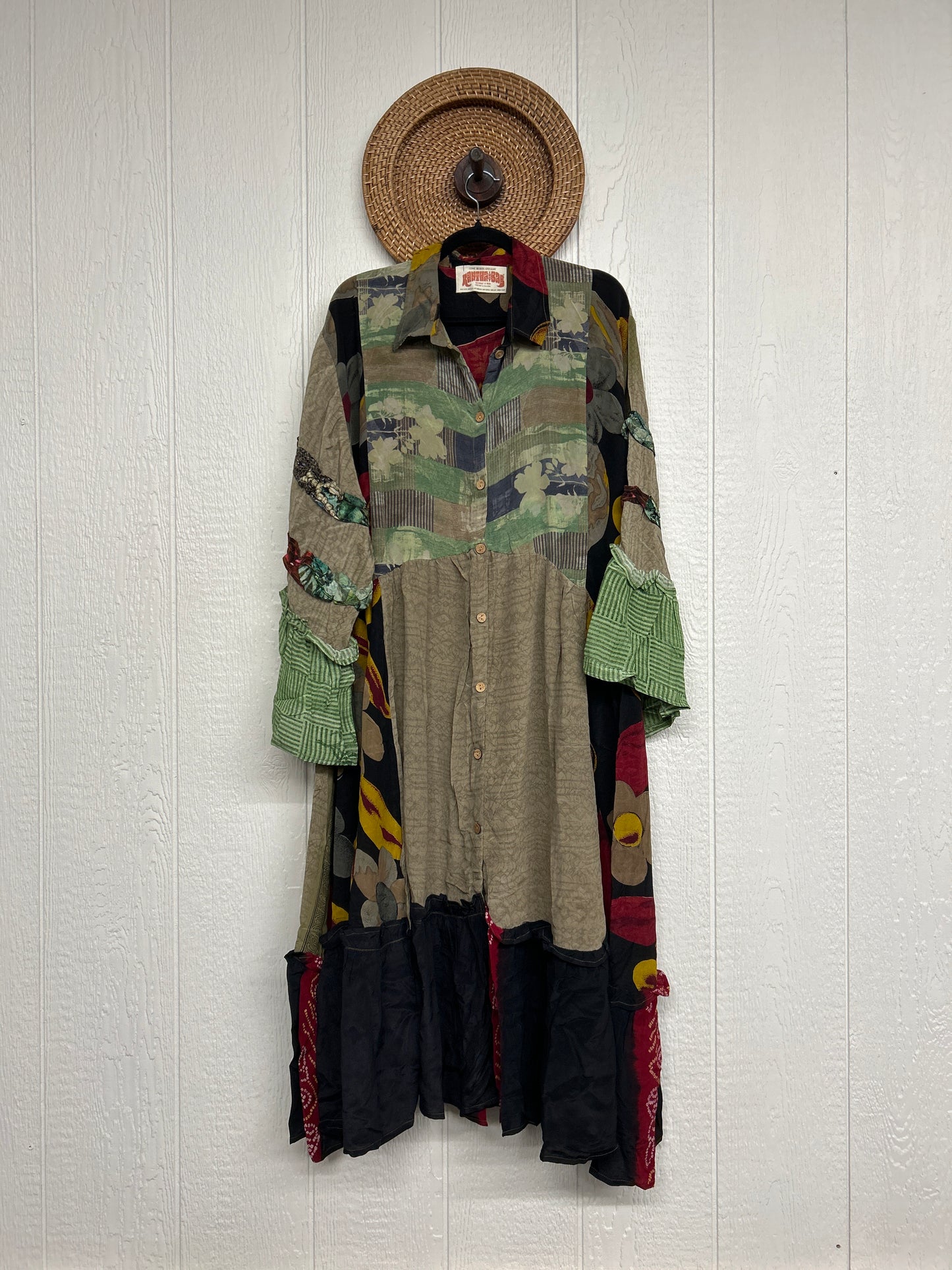 Crepe Sari Rhiannon Duster Dress 0226 204