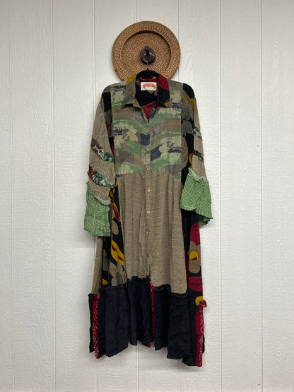 Crepe Sari Rhiannon Duster Dress 0226 204