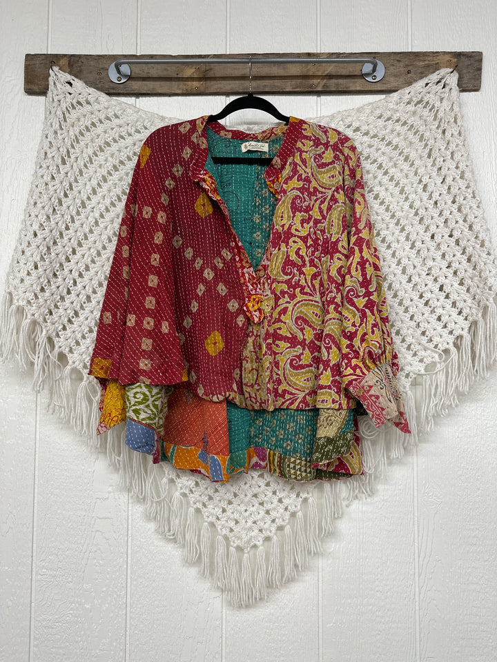 Kantha Poncho Top 0024 009