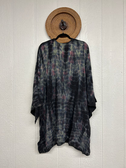 Aura Edit Crepe Sari Gaia Split Tunic 0726 006