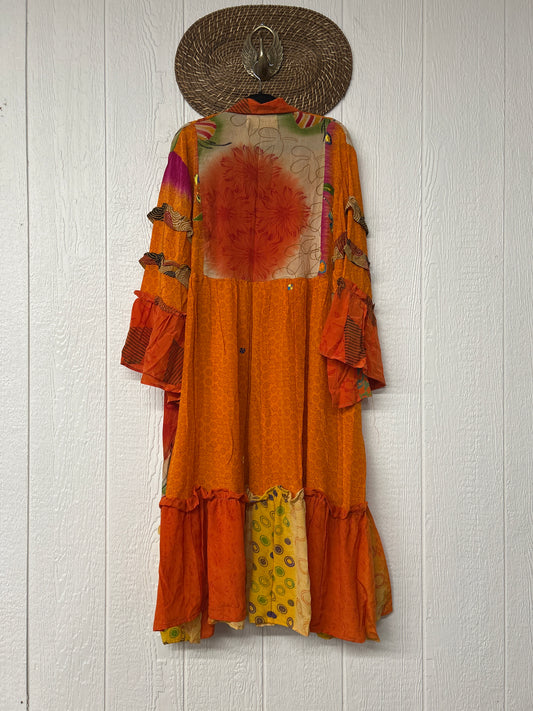 Crepe Sari Rhiannon Duster Dress 0226 139