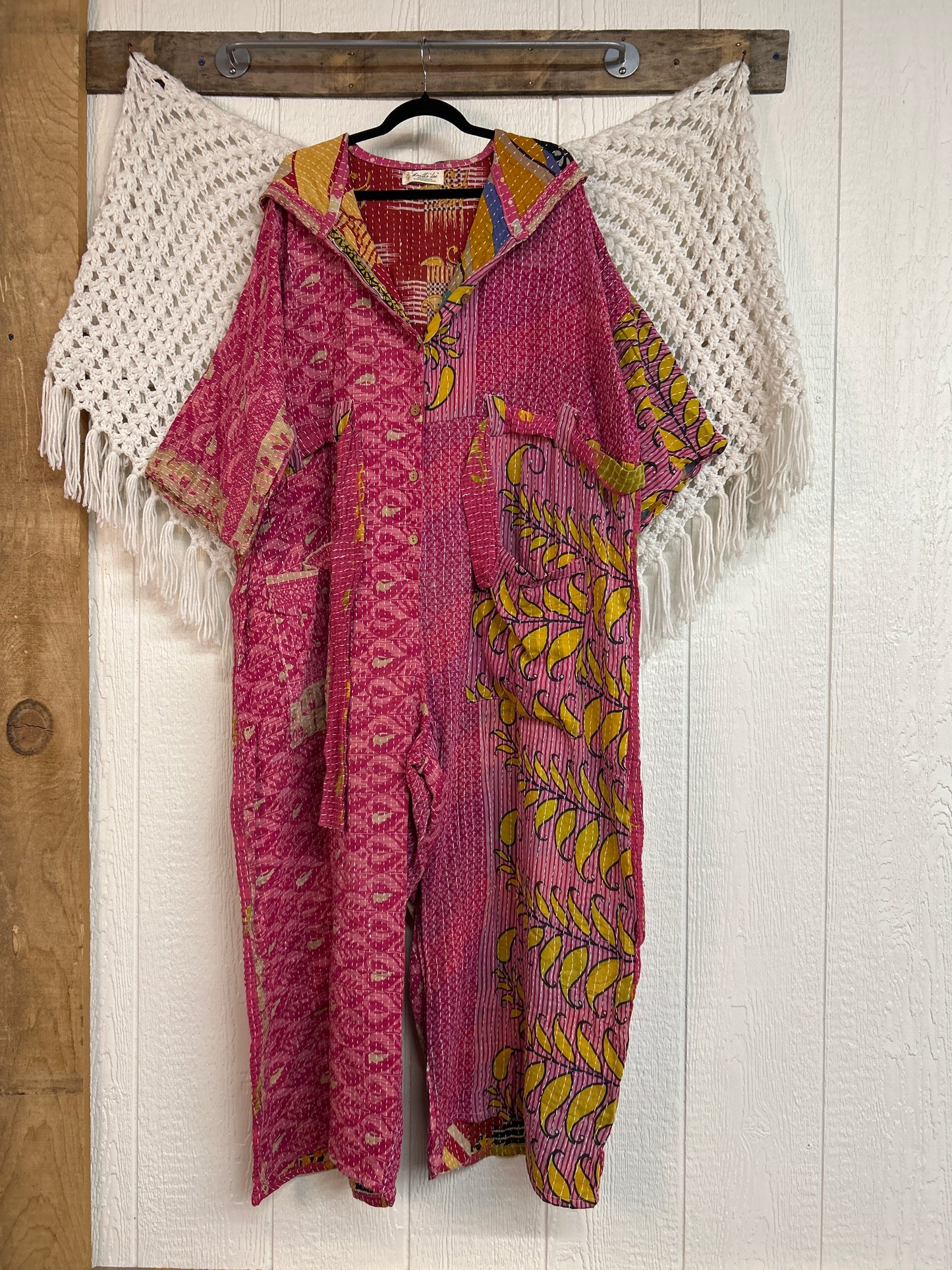 Kantha Zen Hoodie Jumpsuit 0925 173
