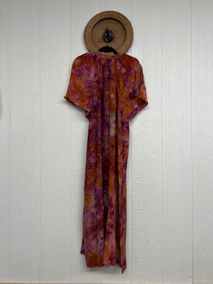 Crepe Sari Summer Woodstock Duster 0626 087