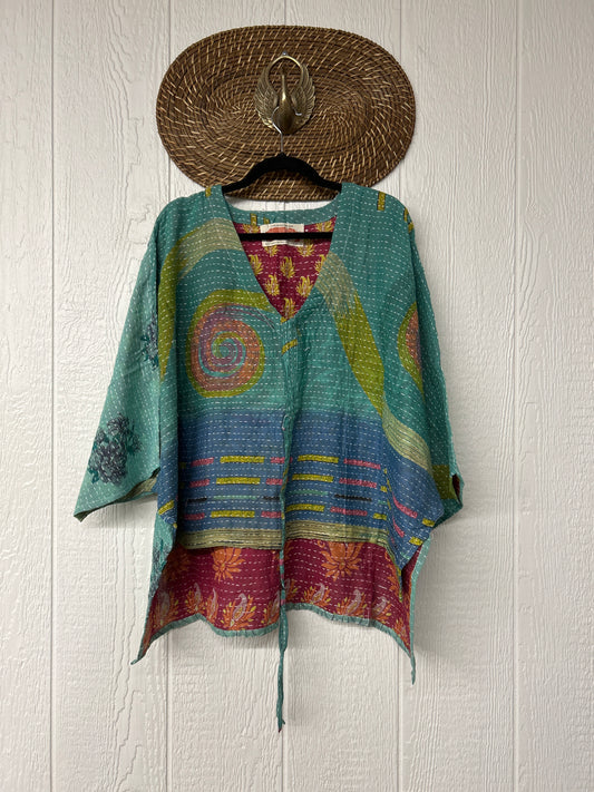 RETAIL Pareo Kantha Hi-Lo Butterfly Top 0626 135