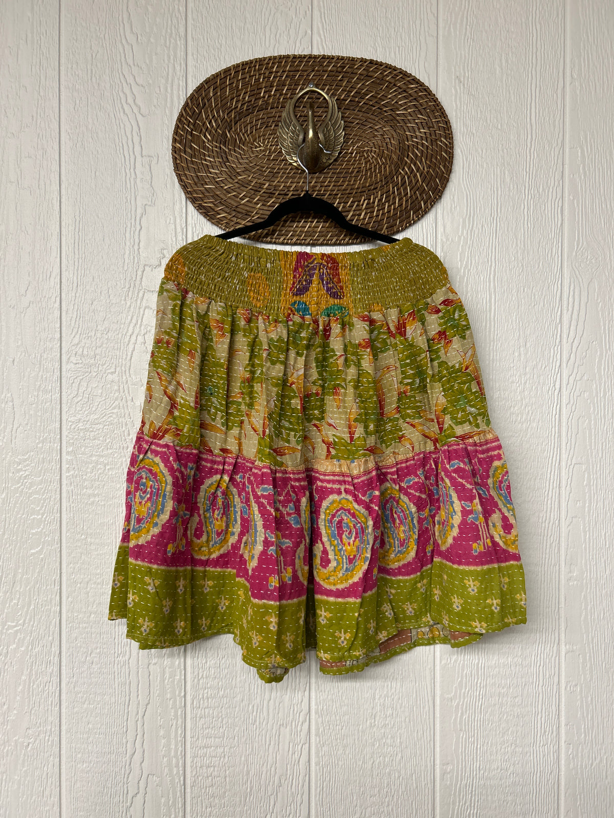 Pareo Kantha Meadow Skirt 0826 243