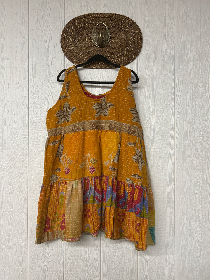 Kantha Meadow Mini Dress 0425 081