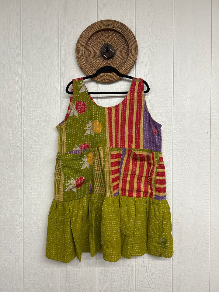 Kantha Meadow Mini Dress 0625 107