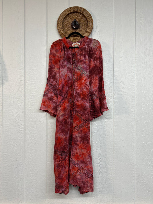 Crepe Sari Woodstock Duster Dress 0226 232