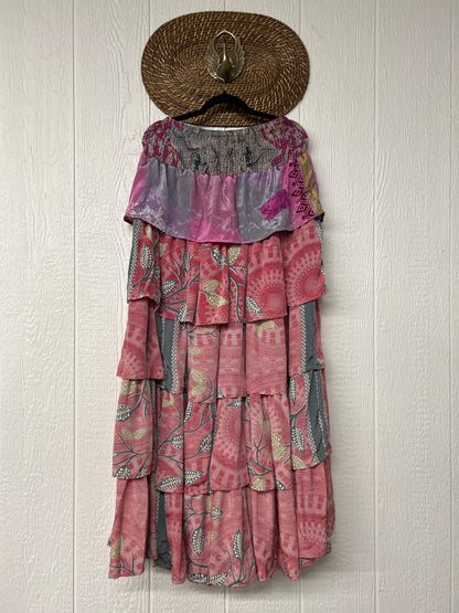 Rasgulla Sari Venus Ruffle Maxi 1125 002