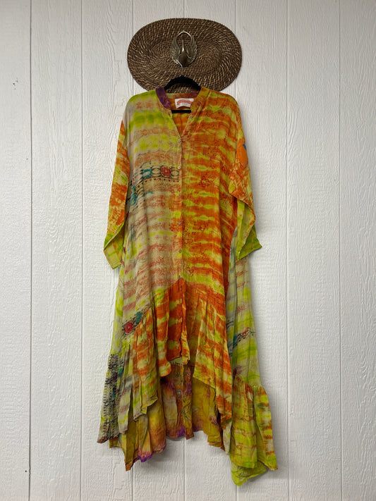 Crepe Sari Dahlia Duster Dress 0326 266