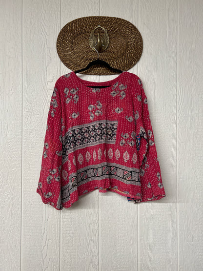 Pareo Kantha Wanderer Pocket Crop Top 0226 109