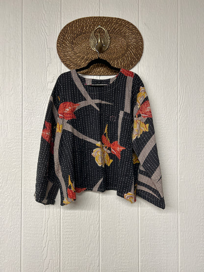 Pareo Kantha Wanderer Pocket Crop Top 0226 178