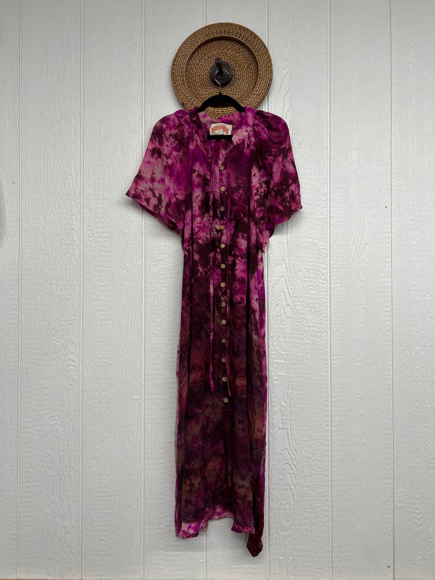 Crepe Sari Summer Woodstock Duster 0626 114