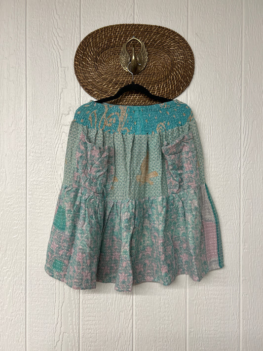 Pareo Kantha Meadow Skirt 0826 255