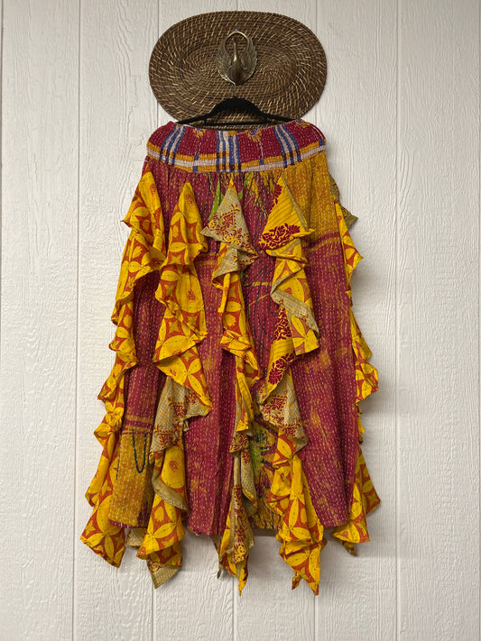 Pareo Kantha Willow Maxi Skirt 0826 150