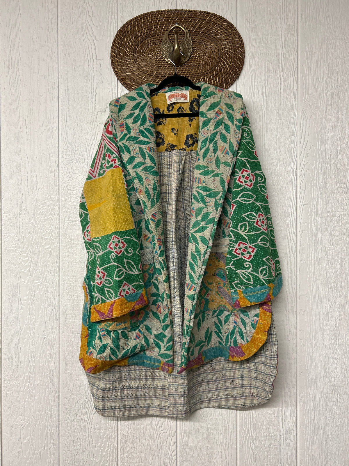 Fine Kantha Drifter Coat 1026 187