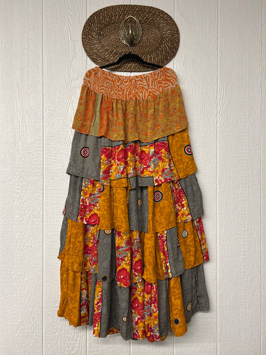 Rasgulla Sari Venus Ruffle Maxi 1125 138