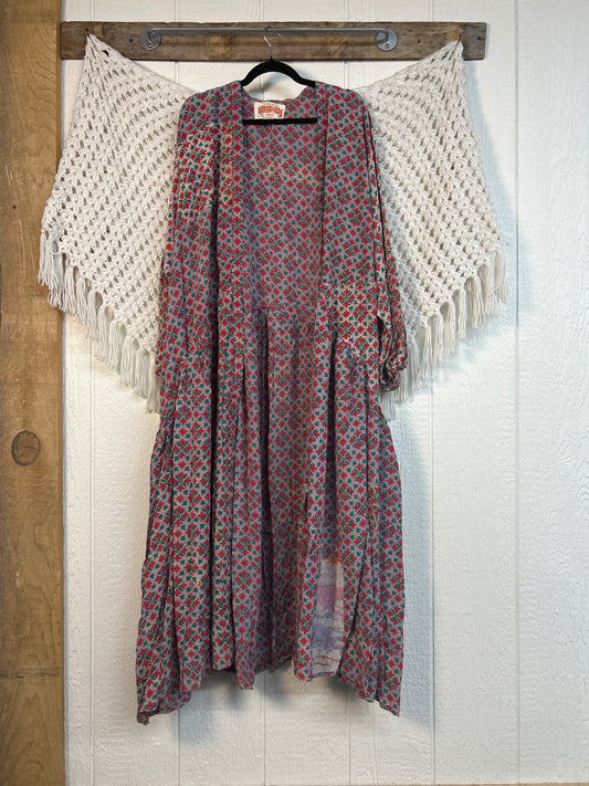 Crepe Sari Evermore Kimono 0326 117