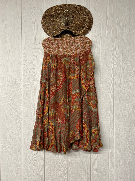 Crepe Sari Inner Peace Wrap Skirt 0626 088