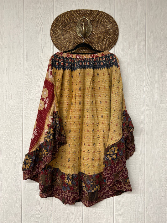 Pareo Kantha Wild Rose Skirt 0426 022