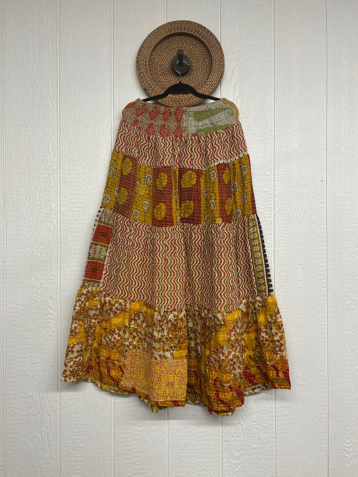 RETAIL Pareo Kantha Lotus Maxi Skirt 0826 053