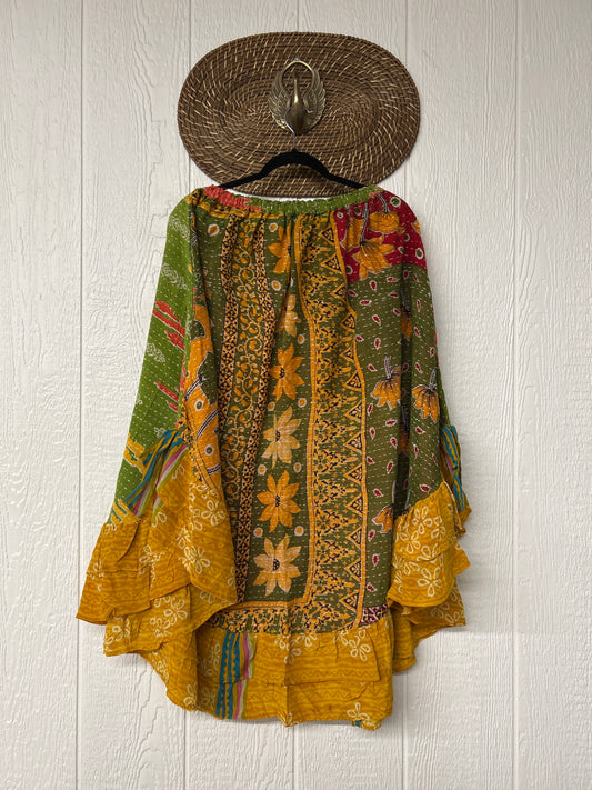 Pareo Kantha Wild Rose Skirt 0426 247