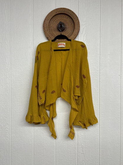 Crepe Sari Zeppelin Crop Shrug 0426 008