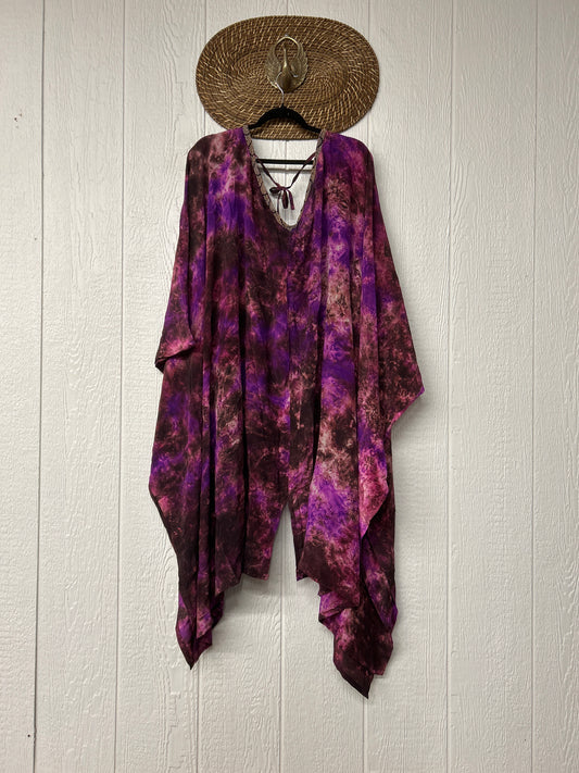 Crepe Sari Orchid Kimono 0626 104