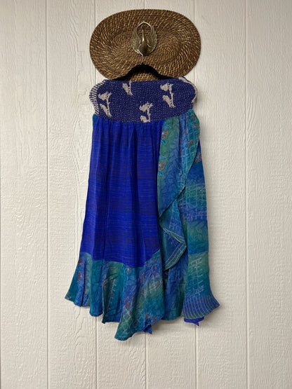 RETAIL Crepe Sari Inner Peace Wrap Skirt 0626 037