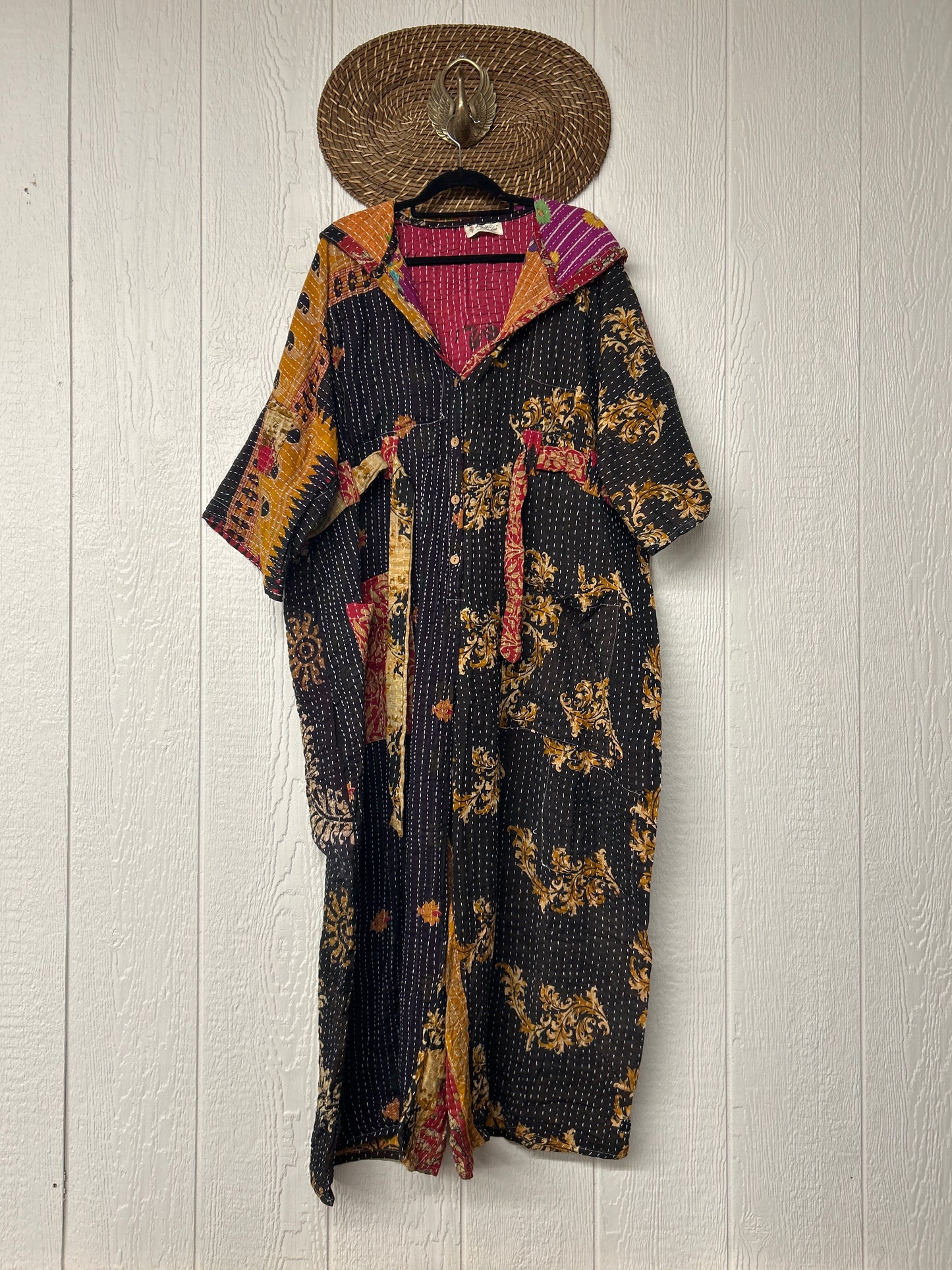 Kantha Zen Hoodie Jumpsuit 0925 166