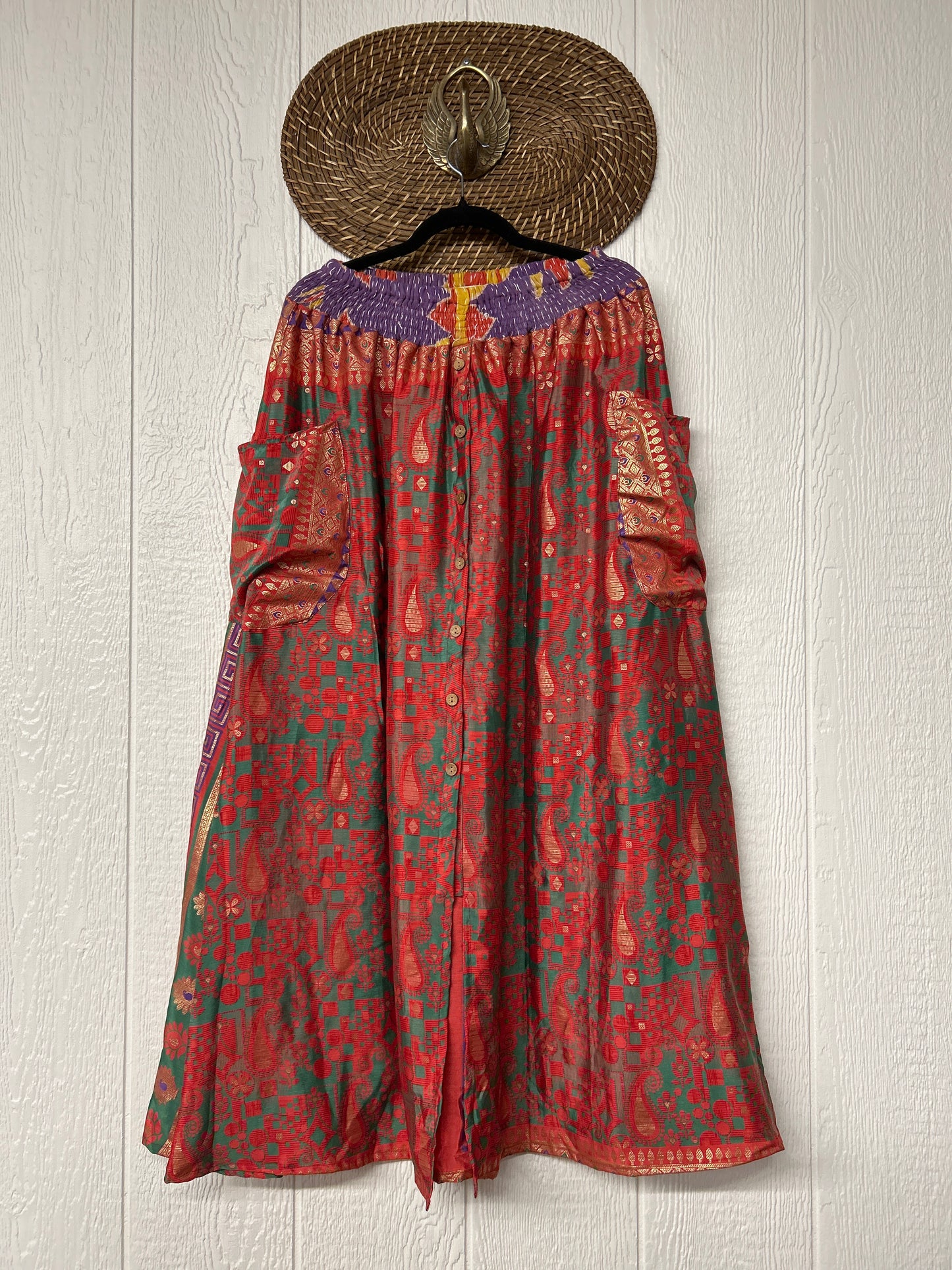 Rasgulla Sari Butterfly Cargo Skirt 0126 153
