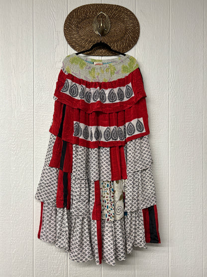 Rasgulla Sari Venus Ruffle Maxi 1125 093