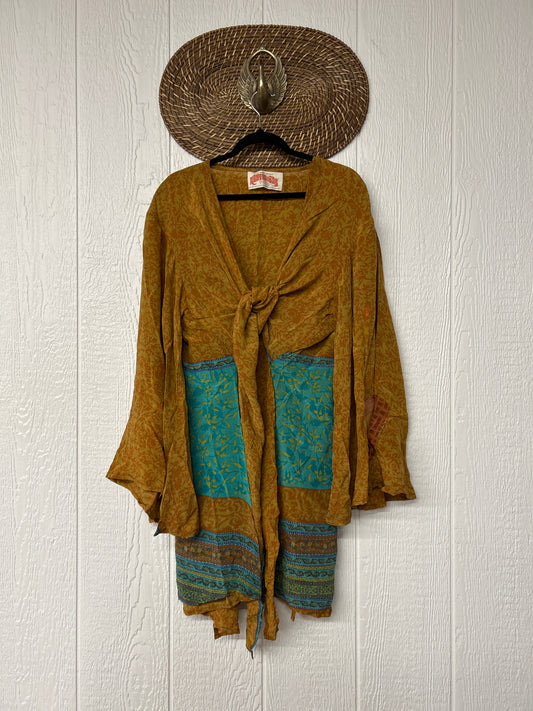Crepe Sari Shortie Spellbound Kimono 0426 025