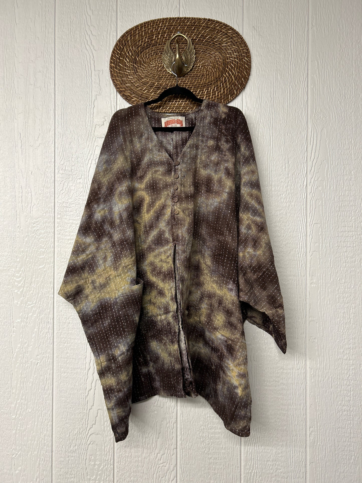 Pareo Kantha Gaia Split Tunic 0526 005