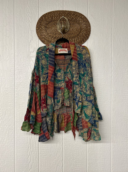 Crepe Sari Wild Rose Top 0526 007