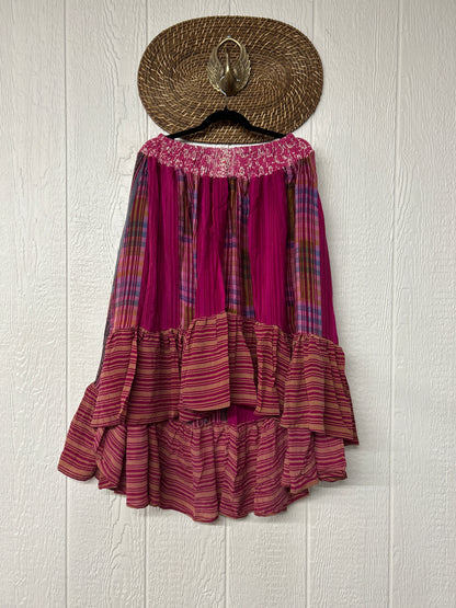 Crepe Sari Dahlia Skirt 1026 136